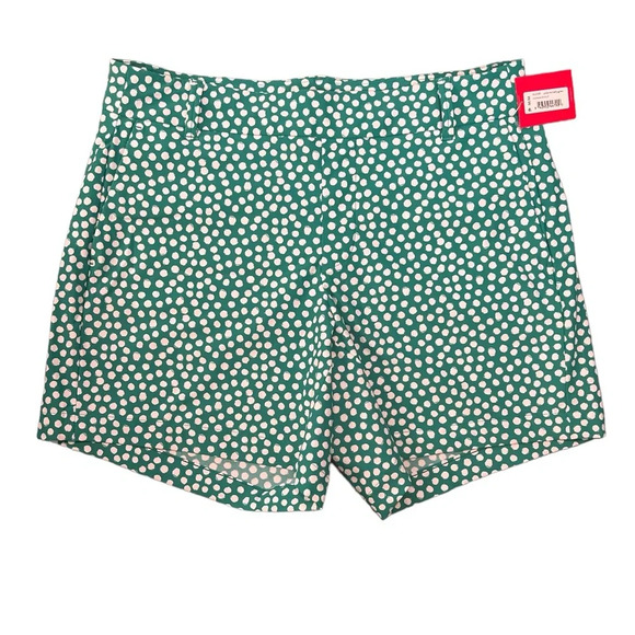 SPANX Sunshine Short 6” Polka Dot Kelly Green Beach Swim Trunks Shorts Large - Picture 6 of 10